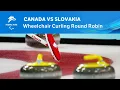 Canada vs Slovakia | Wheelchair Curling Round Robin | Day 4 | Beijing 2022 Paralympic Winter Games