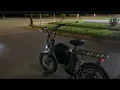 E biking the hoods Lyell ave of Rochester NY at 4am