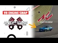 Realistic V8 Engine Swap in Assetto Corsa engine-crane