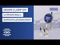 FLC-CS4 Clamp-on-Ultraschall-Durchflussmesser von WIKA: Genaue, nicht invasive Durchflussmessung