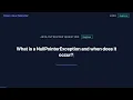 What is NullPointerException Java Interview Question