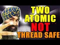 Are Two Atomic Variables Thread Safe together in Java