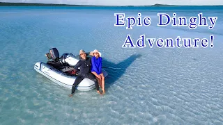 EPIC 30nm/8hr Dinghy Adventure +1000 Flamingos!!! (Day 19/100 Day Water World Challenge)