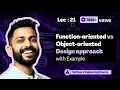 Function Oriented vs Object Oriented Design Approach Software Design Approaches