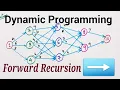 Finding Shortest path using Dynamic Programming by Forward Recursion Process
