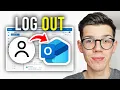 How To Log Out Outlook In Laptop PC - Full Guide