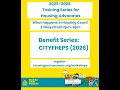 Benefit Series CityFHEPS 2026
