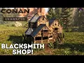Build A Blacksmith Shop In Conan Exiles Enhanced - No Mods