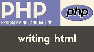 Writing HTML PHP Tutorial 5