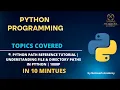 Python Path Reference Tutorial Understanding File Directory Paths in Python 1080p