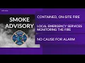 Smoke advisory near the Edmund Landfill in Lexington