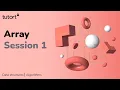 Array Session-1 Array in Data Structure Learn From Microsoft Mentors Tutort Academy