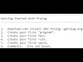 Prolog Beginner s Tutorial Compiling Your First Prolog Program using GNU Prolog