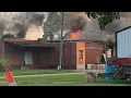 Crews battle warehouse fire in north Springfield