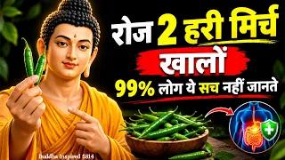 रोज़ 2 हरी मिर्च खा लो- शरीर में होंगे ये 7 अद्भुत बदलाव |Green Chilli Benefits । Buddha Health Tips