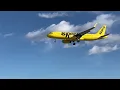 Pip s Clips Spirit Airlines And It s Yellow Submarine Arrives on Runway 1L from SNA-LAS Reid