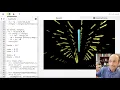 Visualizing the Electric Field due to a Charged Rod in 3D with Python