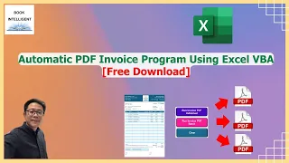 Template Automatic PDF Invoice Generator Using Excel VBA - Free Download