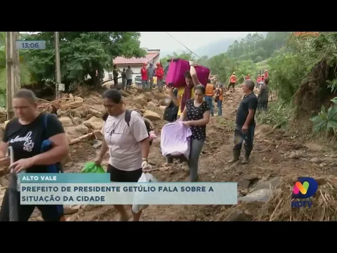 Prefeito de Presidente Getúlio fala sobre a situação da cidade