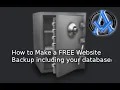 Free Website Backup Including MySQL with PHP