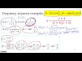 A quick introduction to frequency response