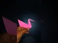 HOW TO MAKE SIMPLE CRANE ORIGAMI TUTORIAL FOR KID