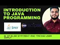 If-Else Statement Taking user Input In Java Introduction to Java Programming
