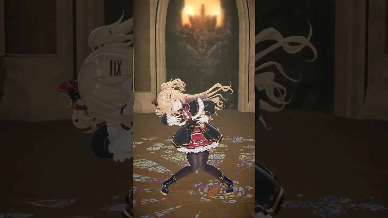 ダンスのラストに注目・・・‼️難しい！！#お人形【踊ってみた】#赤井はあと