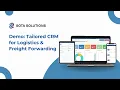 Sota CRMlog 1 Overview of Specialized CRM Software for Logistics Freight Forwarding