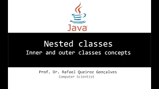 Nested classes Inner and outer classes concepts