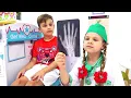 Download Lagu Diana and Roma play Superheroes and help each other