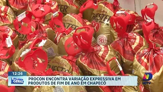 Procon identifica alta variação nos preços de produtos típicos de fim de ano