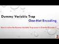 Dummy Variable Trap in Machine Learning Feature Encoding Tutorial 6