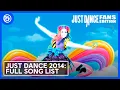 Just Dance 2014 Full Song List