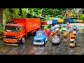 Lagu WADIDAU !!! Mobil Truk Tronton Panjang Bongkar Mainan Mobil Mobilan Truk Molen, Truk Pasir, Ambulan
