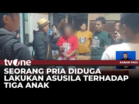 Terduga Pelaku Aksi Bejat Pedofil Diseret Warga ke Kantor Kades