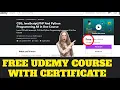 GET NEW 20 FREE UDEMY COURSE WITH CERTIFICATE FREE PHP PYTHON HTML CSS COURSE WITH CERTIFICATE
