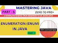 Lec05 ENUMERATION DATA TYPE ENUMS IN JAVA MADE EASY