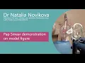 Pap Smear Demonstration on Model Figure