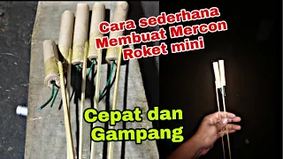 cara membuat roket petasan sesdor