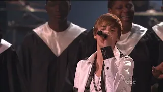justin bieber pray the 38th annual american music awards 2010 hd