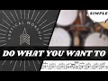 Simple Drums for Do What You Want To for Vertical Worship