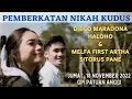 Download Lagu PEMBERKATAN NIKAH KUDUS DIEGO MARADONA HALOHO \u0026 MELFA FIRST ARTHA SITORUS PANE, JUMAT - 18 NOV 2022