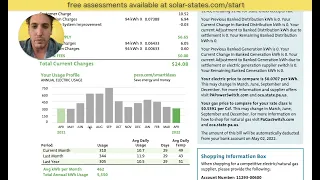 What a PECO Bill looks like after going solar 2023 - Solar States Philadelphia