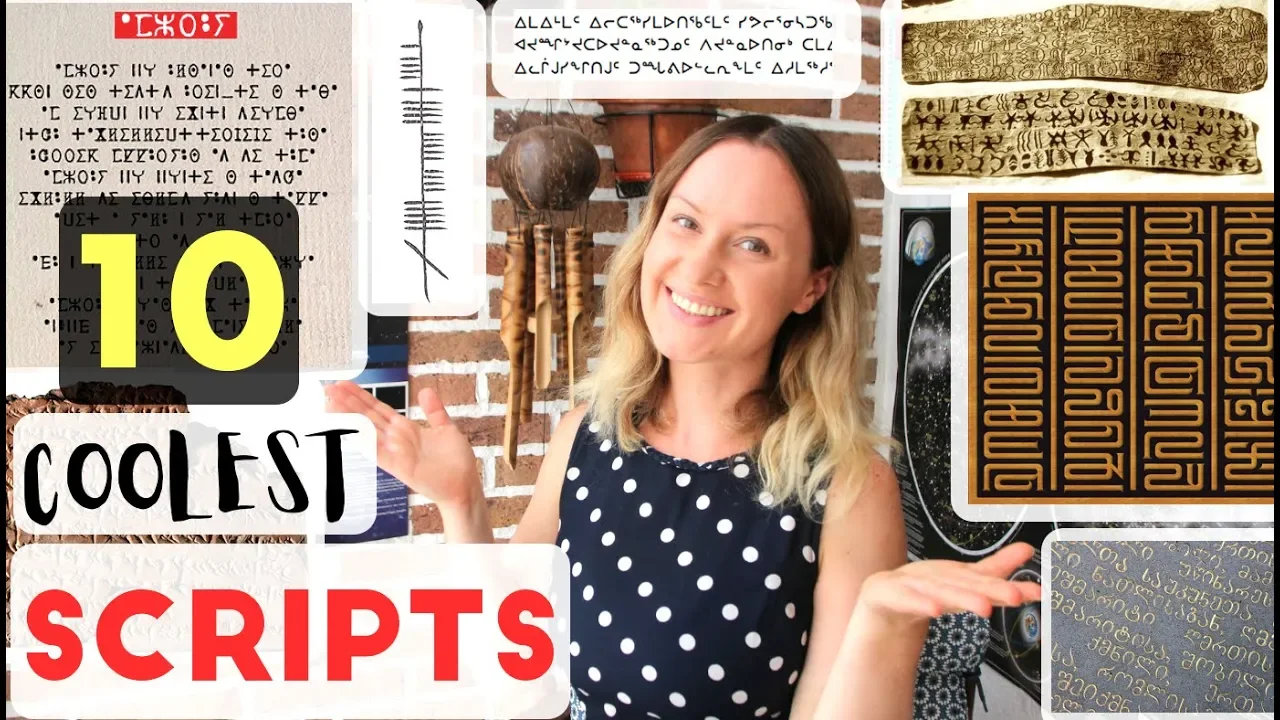 Top 10 MOST INTERESTING scripts ever | WRITING SYSTEMS