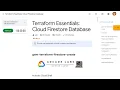 Terraform Essentials Cloud Firestore Database gem-terraform-firestore-create