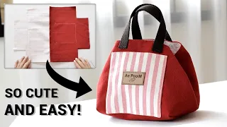 Small but Surprisingly Roomy! Easy Mini Bag Anyone Can Sew | Perfect Gift Idea