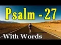 Psalm 27 Reading Finding Light in the Darkness With words - KJV