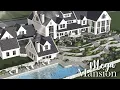 MEGA MANSION BLOXBURG SPEEDBUILD WITH GUEST HOUSE AND POOL 8 BEDROOMS