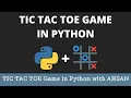 Create TIC TAC TOE Game in Python using Python 3 jupyter notebook Ahsan CodeBytes